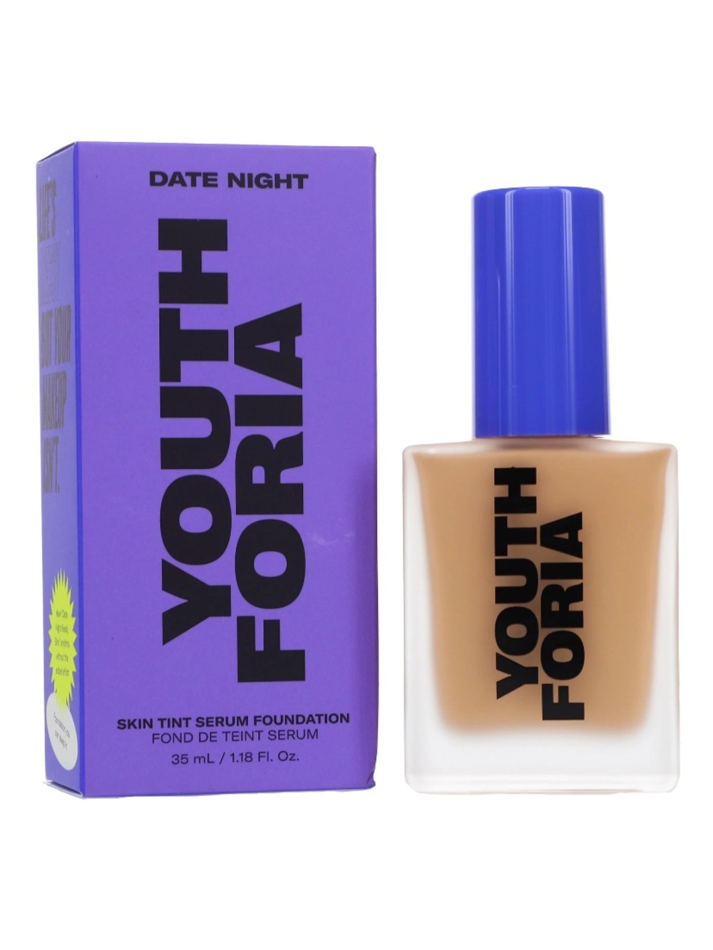 Youthforia Date Night Skin Tint Serum Foundation 310 (Light Medium-Neutral